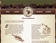 Tablet Screenshot of cafepatricia.com.mx
